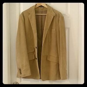 Polo Ralph Lauren tan suede jacket